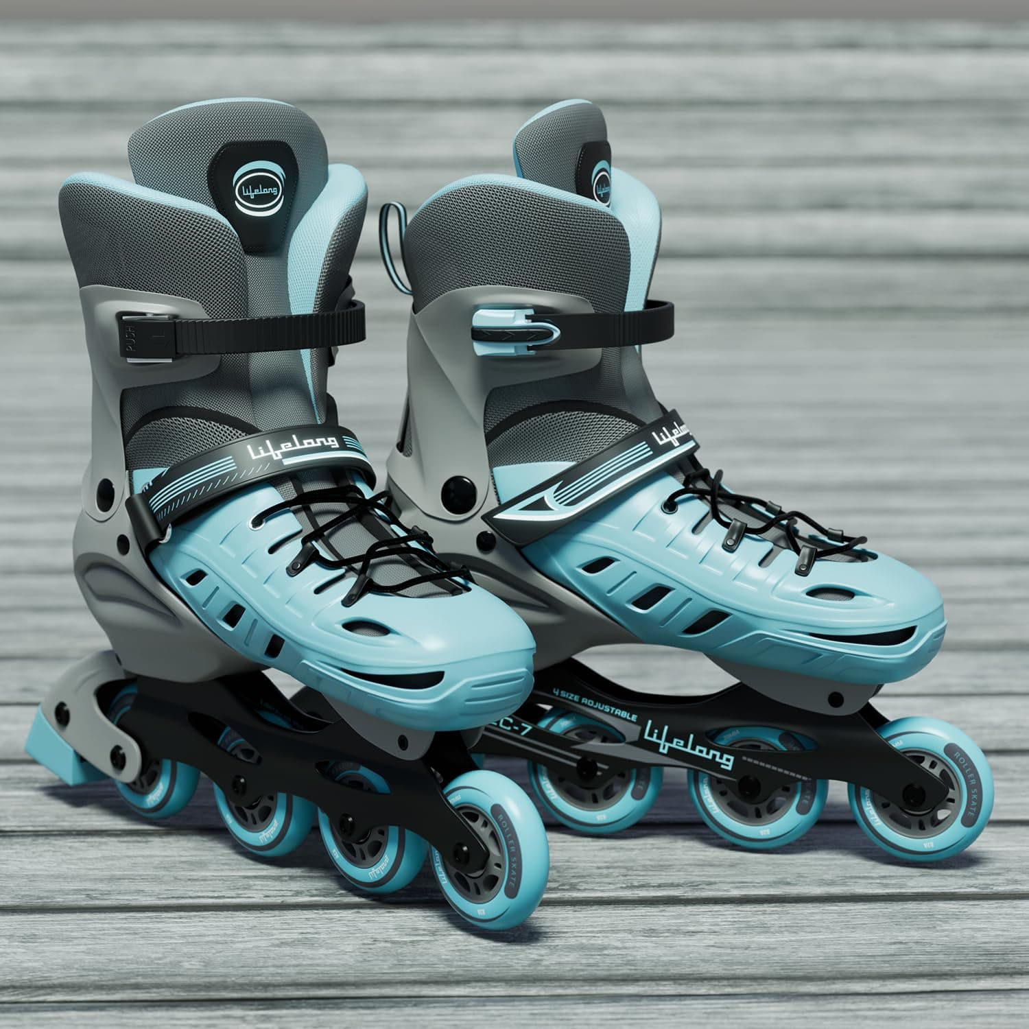 Lifelong Skating Shoes- Roller Skate Shoes - 4 Wheels Inline Skates - Skating Shoes for Boys & Girls - Skate Scooter - Liner Skates - Roller Shoes - 1...