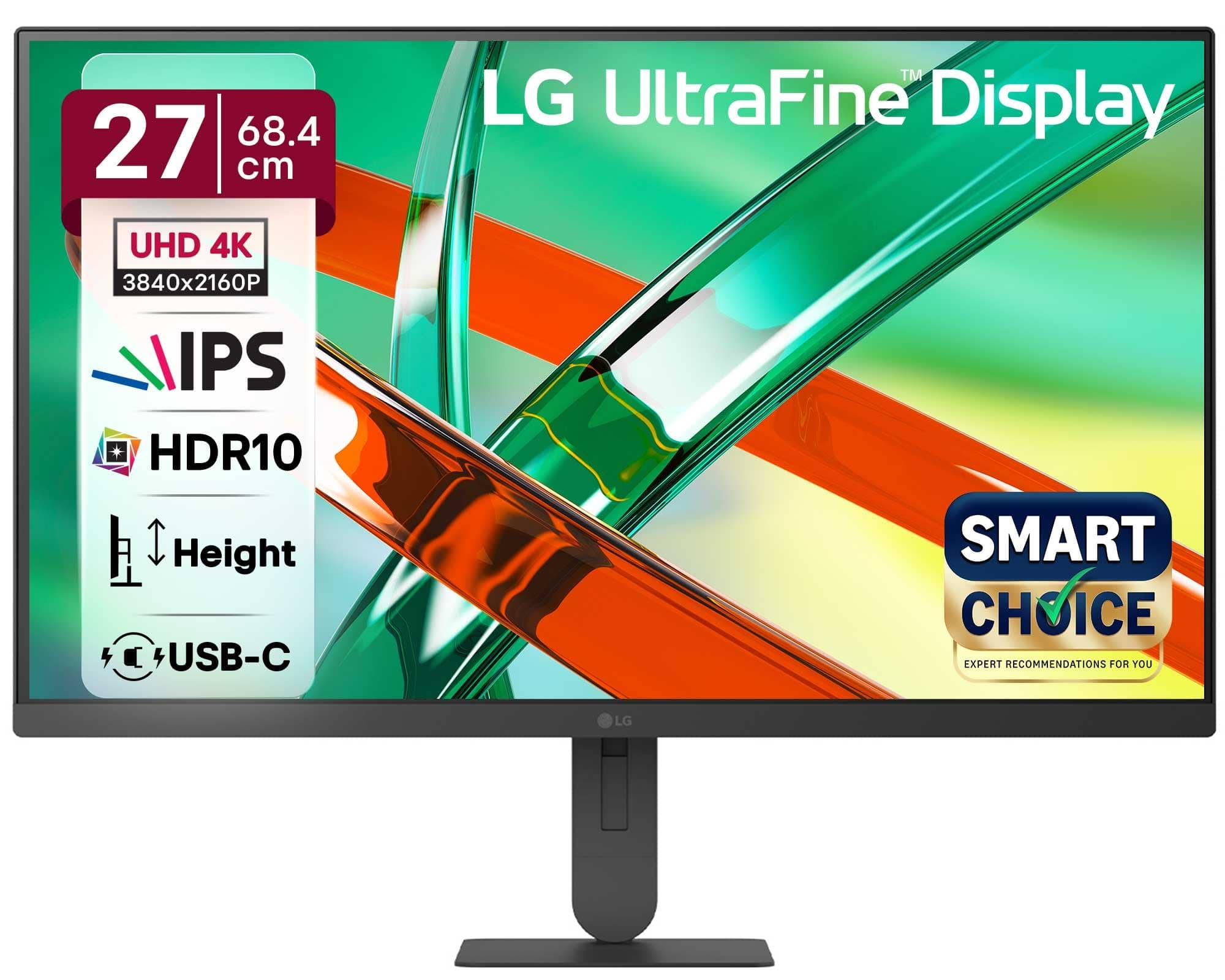 LG 27U730B-BA Smartchoice 68 cm (27 in) Ultrafine UHD (3840x2160) IPS Monitor, HDR10, DCI-P3 90%(Typ.), 3-Side Virtually Bord