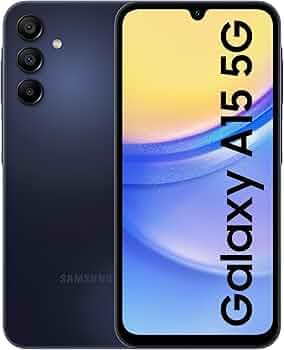 (Refurbished) Samsung Galaxy A15 5G (Blue Black, 8GB, 128GB Storage) | 50 MP Main Camera | Android 14 with One UI 6.0 | 16GB Expandable RAM | MediaTek...