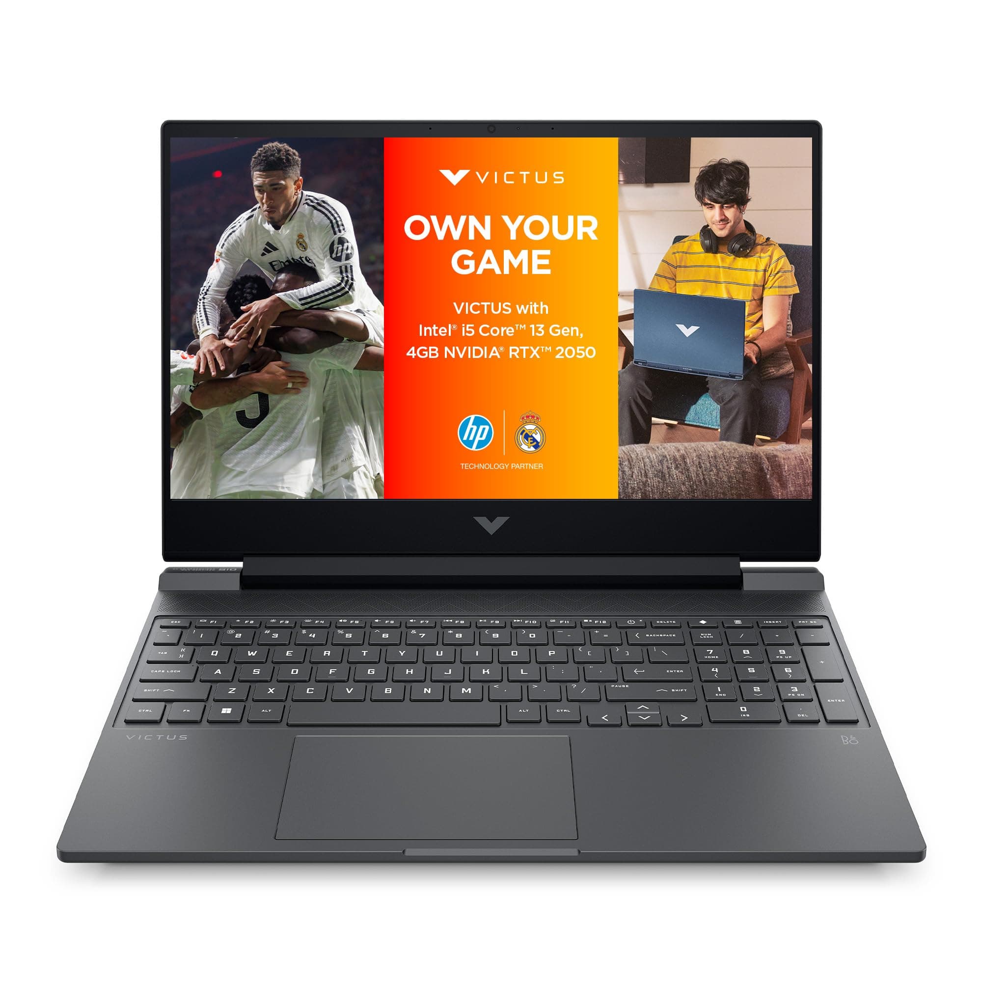 HP Victus Gaming Laptop, 13th Gen Intel Core i5-13420H, 4GB RTX 2050 GPU, 15.6-inch (39.6 cm), FHD, IPS, 144Hz, 16GB DDR4, 1TB SSD, Backlit KB, B&O, D...