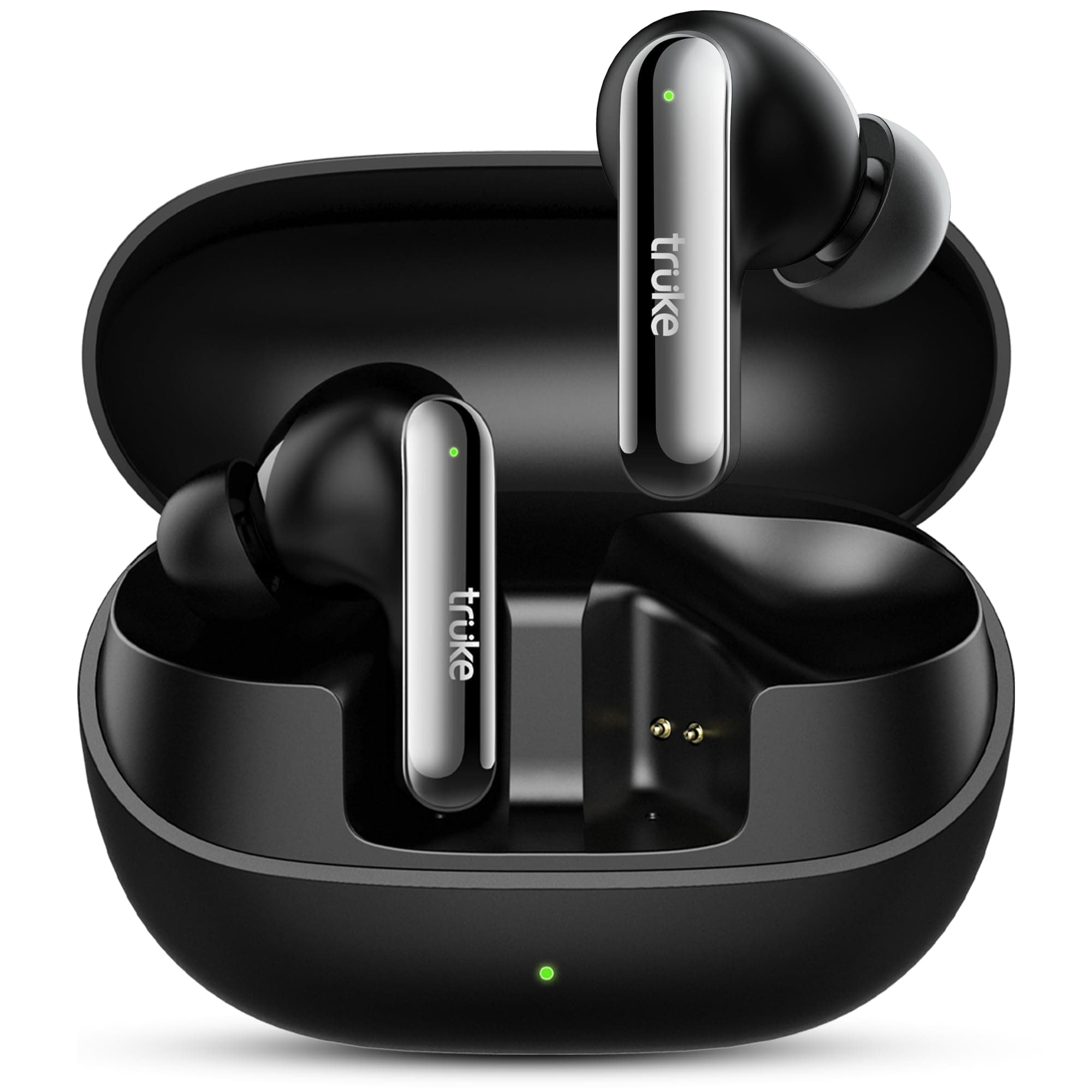 truke Just Launched Buds Clarity 5 v2 True Wireless in Ear Earbuds, 6Mic Adv. ENC, Dual Pairing, 80H Playtime, 35ms Ultra-Low Latency, 13mm Titanium D...