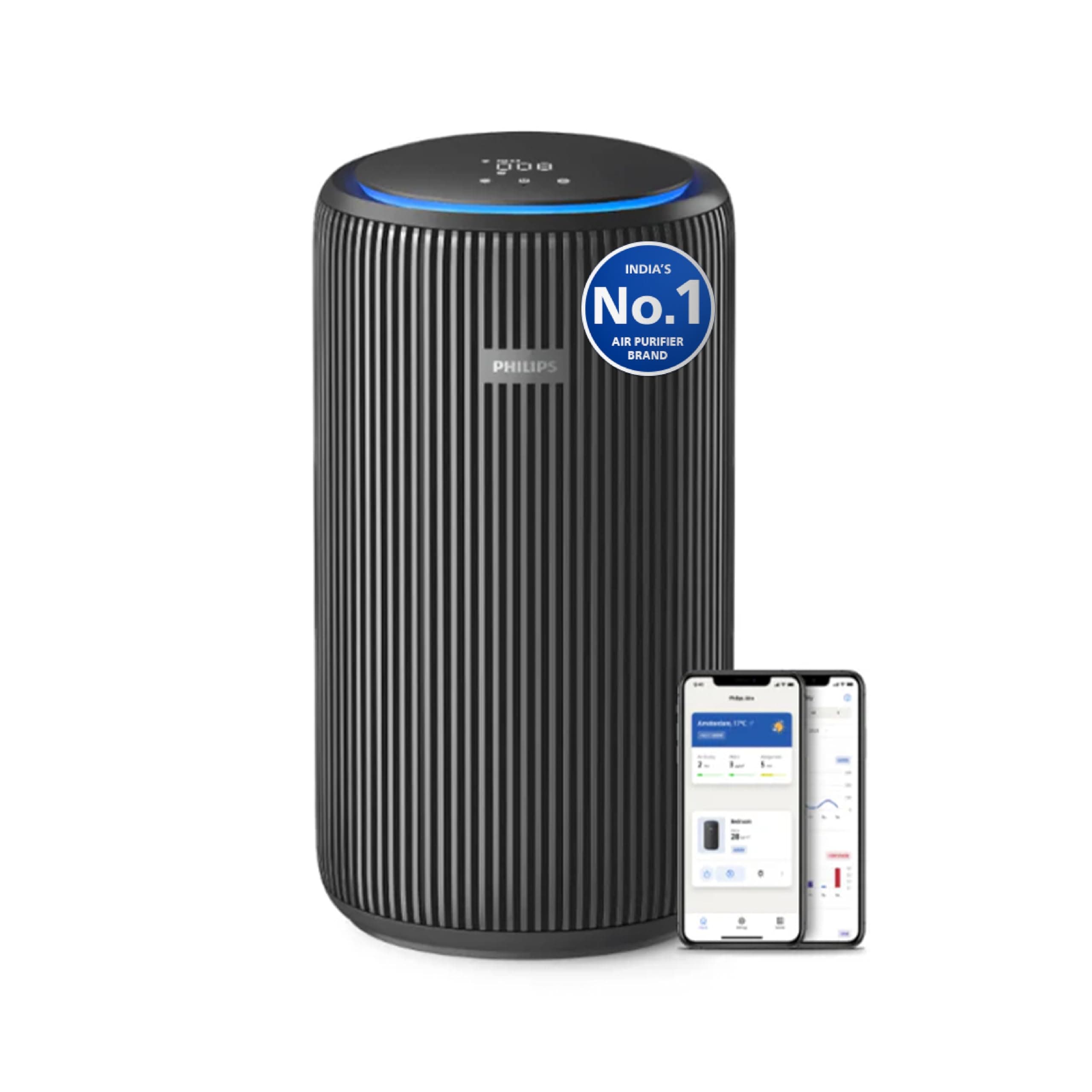 Philips AC3221/60 Smart Air Purifier for Home with CADR of 520 m/h and Covers upto 600 sq.ft |Real Time AQI Display |Removes 99.97% of Virus,Dust & PM...
