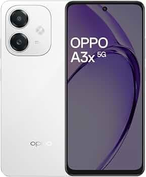 (Refurbished) OPPO A3X 5G (Starlight White, 4GB RAM, 128GB Storage)|6.67 HD+ 120Hz Refresh Rate Screen | 45W SUPERVOOC|with No Cost EMI/Additional Exc...