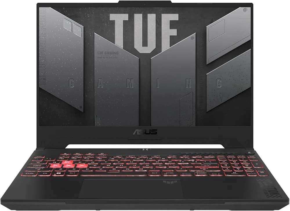 ASUS TUF Gaming A15, 15.6" FHD 16:9, 144Hz 250nits, AMD Ryzen 7 7435HS Mobile Processor, Gaming Laptop (16GB RAM/512GB SSD/RTX 4060/Win 11/Office Home...