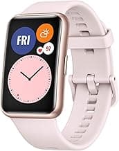 Huawei Watch FIT Smartwatch with Slim Body, 1.64” Vivid AMOLED Display, Quick-Workout Animations, 10 Days Battery Life, Oxygen Saturation Detection, H