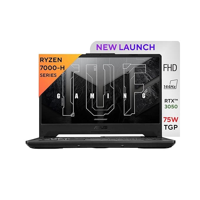 (Refurbished) ASUS TUF Gaming A15, AMD Ryzen 7 7435HS, 15.6-inch FHD 144Hz, Gaming Laptop (16GB/512GB SSD/NVIDIA GeForce RTX 3050/Windows 11/48WHr/Gra...
