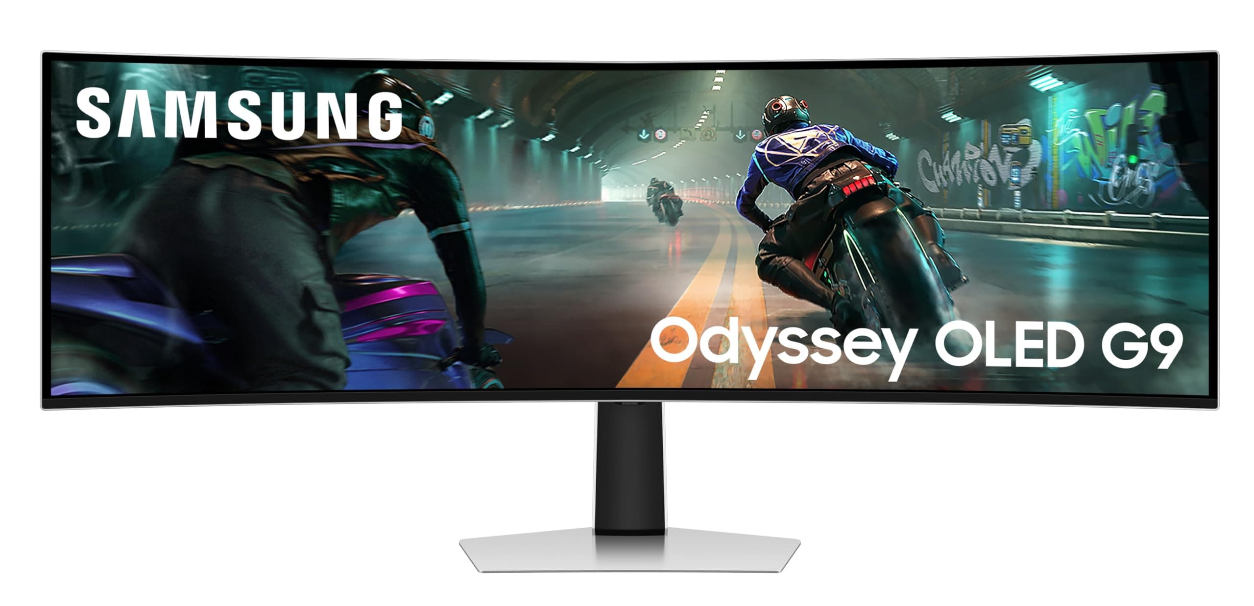Samsung 49" Odyssey OLED G9 Curved Gaming Monitor|Dual QHD 5120 x 1440|144Hz|0.03ms|DCI 99%|OLED Safeguard|FreeSync Premium Pro|G-Sync|Quantum Dot|HDR...