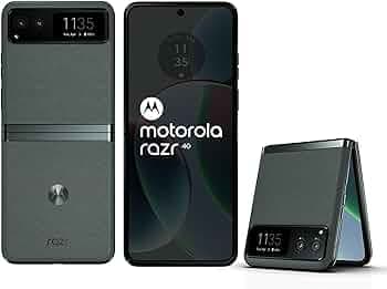 Motorola razr 40 5G (Sage Green, 8GB RAM, 256GB Storage) |17.52 cm (6.9 inch) FHD+ pOLED Main Display | 3.81 cm (1.5 inch) pOLED(External) | 64MP OIS ...