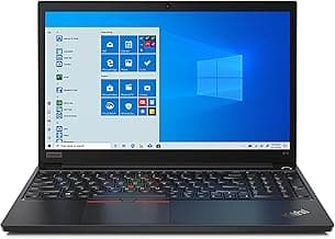 Lenovo ThinkPad E15 Intel Core i3 11th Gen 15.6-inch (39.62 cm) Full HD Thin and Light Laptop (4GB RAM/256GB SSD/Windows 10 Home/MS Office/FPR/Black/1