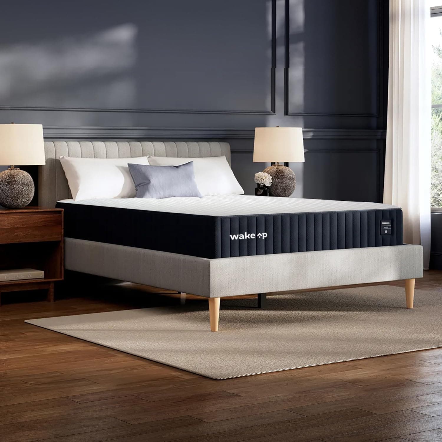 Wakeup India | PureLuxe Mattress | Latex Ortho Foam | 10 Years Warranty | Queen Size 84x66x10 Inch Mattress | Medium Firm
