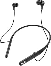 Mivi Collar 2B Bluetooth Wireless in Ear Earphones, 24 Hours Playtime, IPX7 Water Proof, Booming Bass, Magnetic Buds, Bluetooth 5.0 with mic (Black)