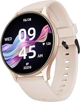 boAt Lunar Peak Smart Watch with 1.45" AMOLED Display, Advanced BT Calling, Always on Display, Cloud & Custom Watch Faces, in-Built Games, Stocks, SOS...