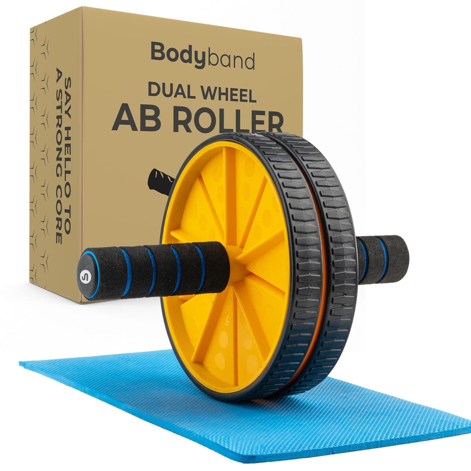 Bodyband Abs Roller for Men & Women Stomach Abs Roller Wheel for Home Workout, Gym Ab Roller for Men Abs Workout Equipment for Abdominal Ab Roller Hom...