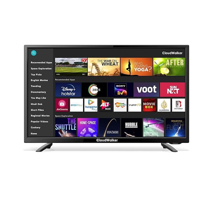 CloudWalker 80 cm (32 inches) HD Ready Smart LED TV Cloud X3 32SHX3 (Black) (2019 Model)