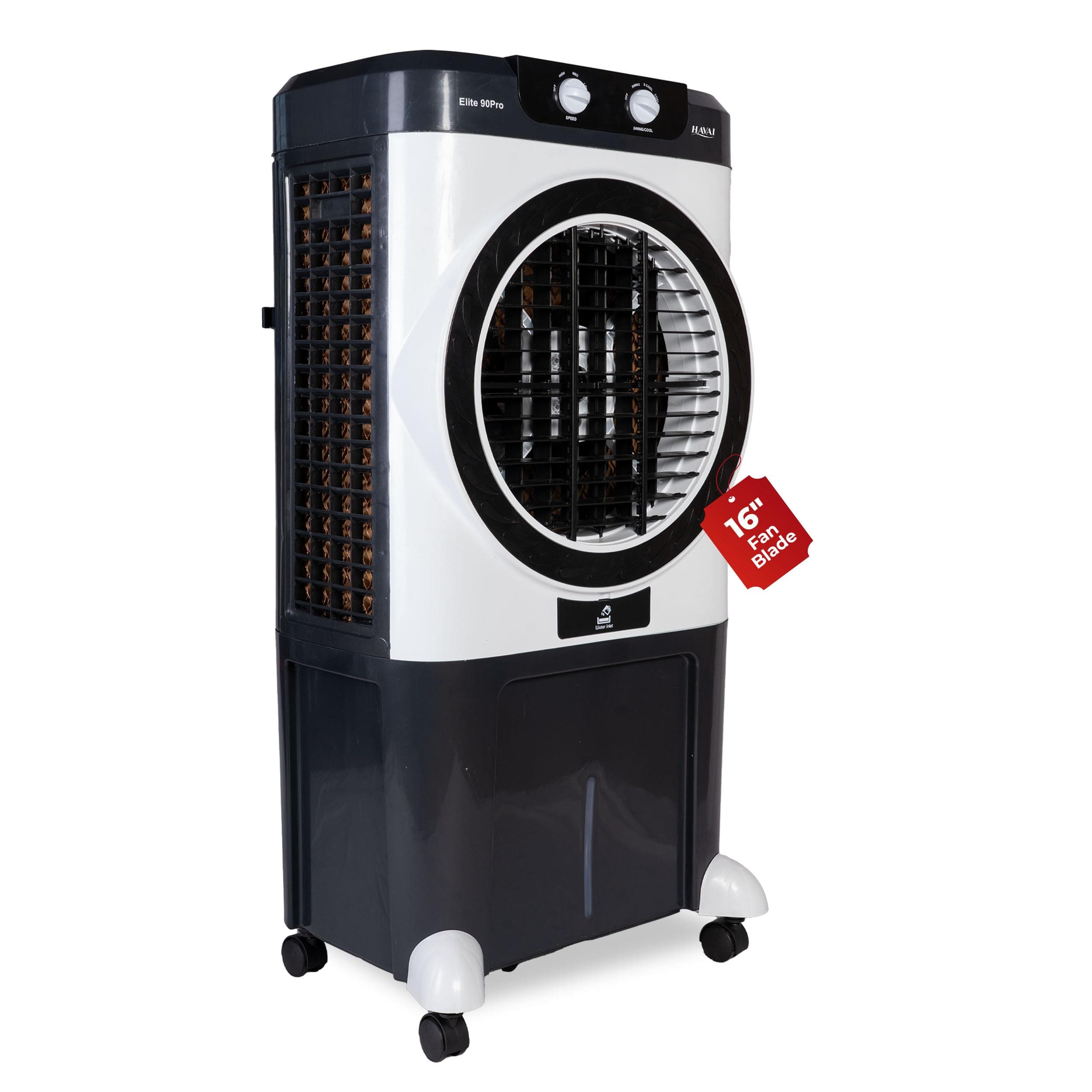 Havai Elite Pro 90 Desert Air Cooler, 90L, 16-Inch Fan, 20 Ft Air Throw