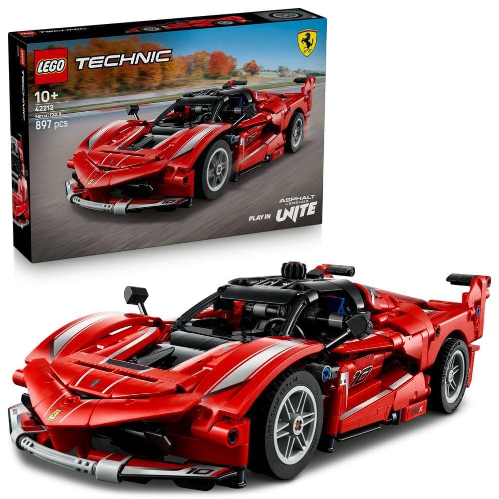 LEGO Technic Ferrari FXX K Model Car Kit STEM Building Toy 42212 Building Blocks Toys for 10+ Gift for Boys and Girls