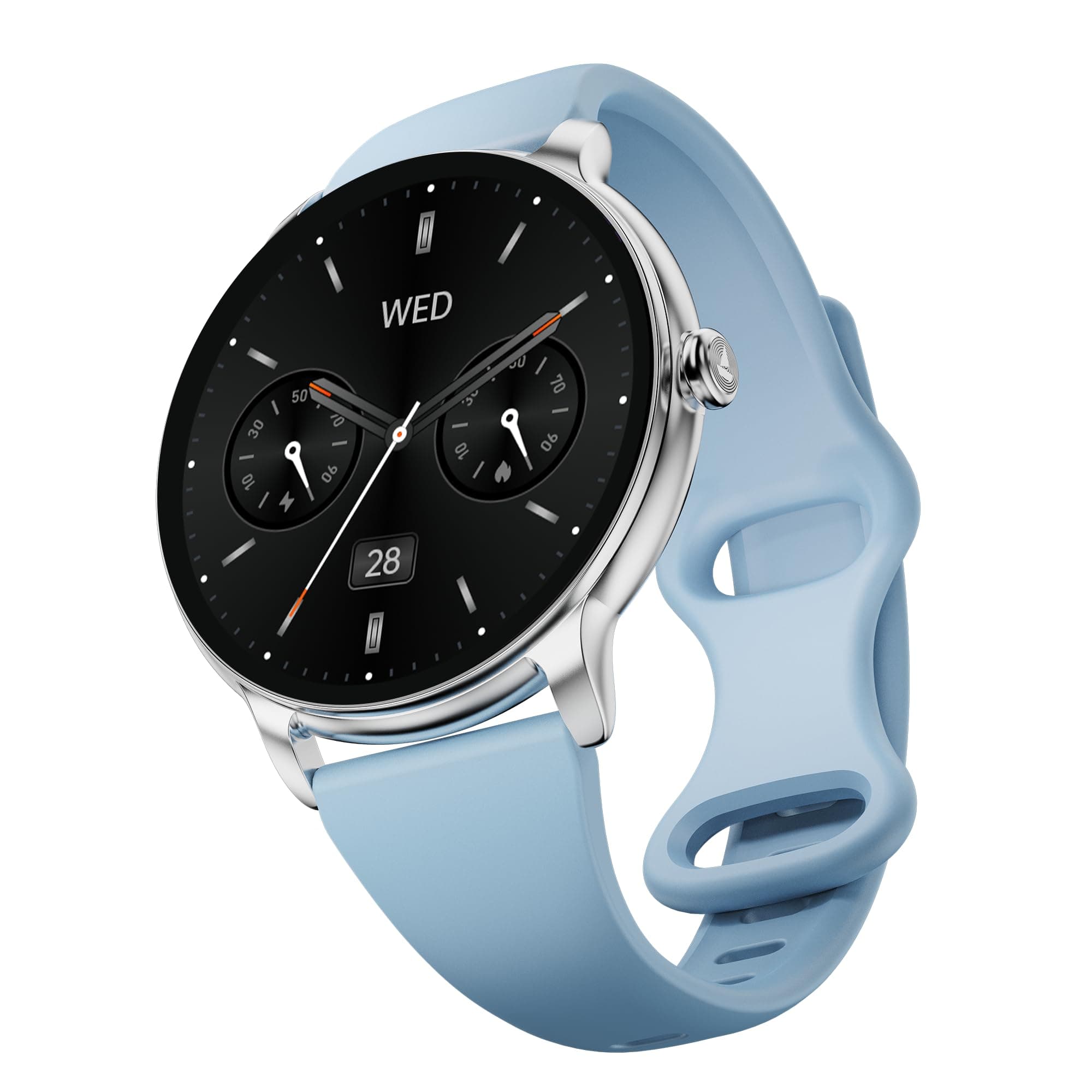 boAt Chrome Iris Fashion Smart Watch for Women - Elegant Ultra-Sleek Dial, Light-Weight Metal Body, 1.32" A...