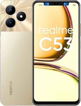 (Refurbished) realme C53, Champion Gold, 4GB RAM, 128GB Storage