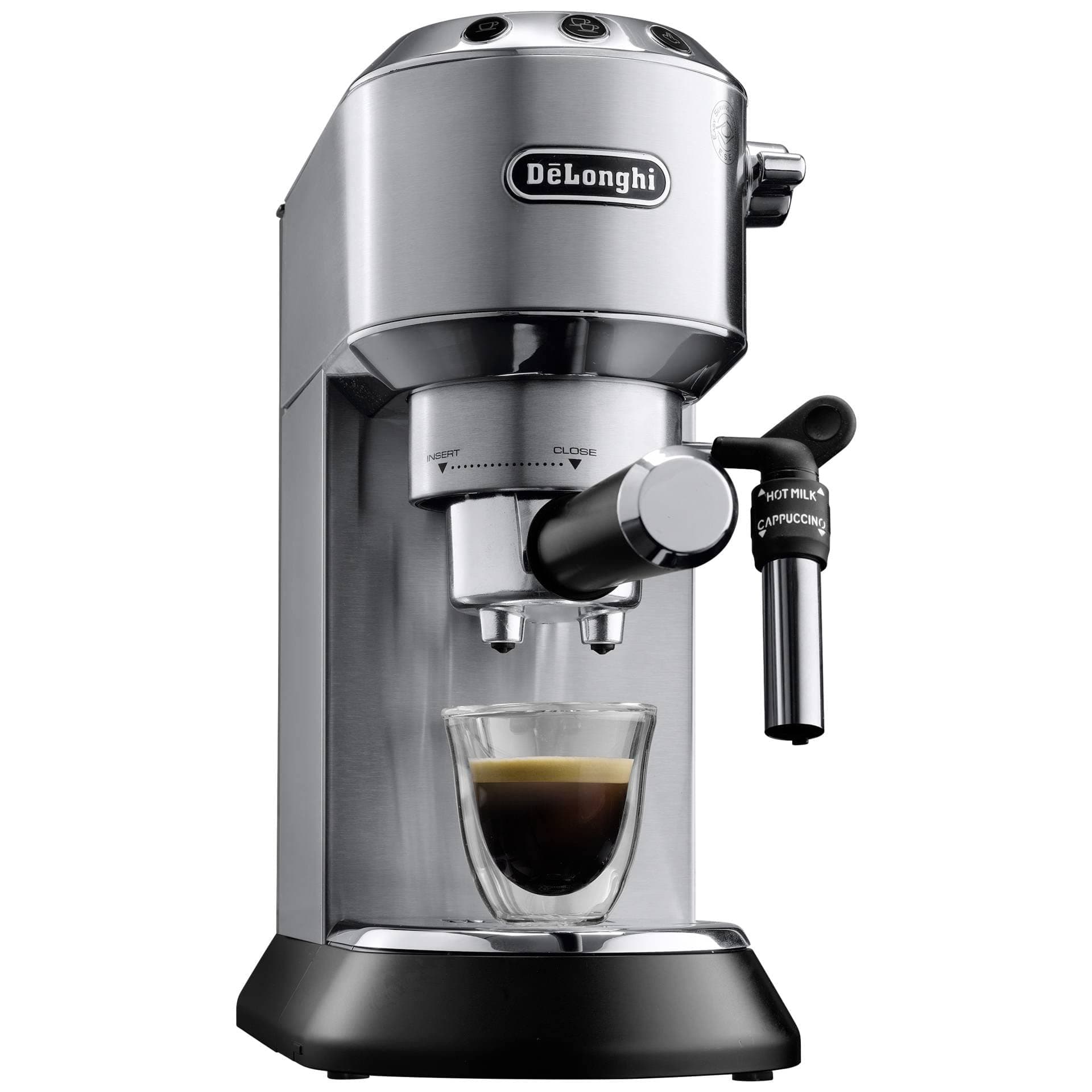 DeLonghi EC685.M |Dedica Style| Pump Espresso Coffee Machine | Espresso, Cappuccino, Latte & More Recipe Options | 15 Bar Pressure | 1350 W | Free Dem...