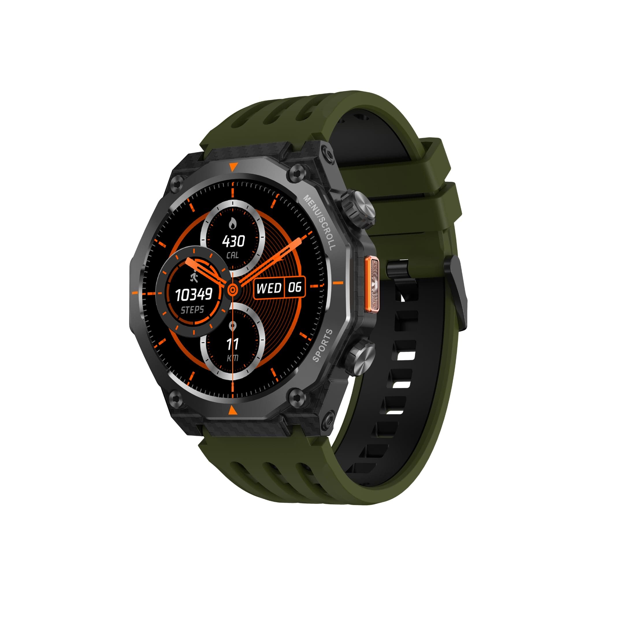 Fastrack Xtreme Adventure Smart Watch with 1.43” AMOLED Display, Dual Push Button, GPS, ABC,1ATM, Inbuilt Torch, 100+ Multisp