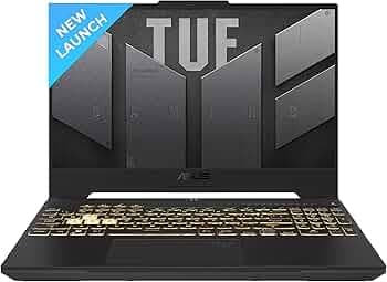 (Refurbished) ASUS TUF Gaming F15 (2023) 90WHr Battery, Intel Core i7-12700H 12th Gen, 15.6" FHD 144Hz, 8GB RTX 4060, Gaming Laptop (16GB/512GB SSD/Wi...