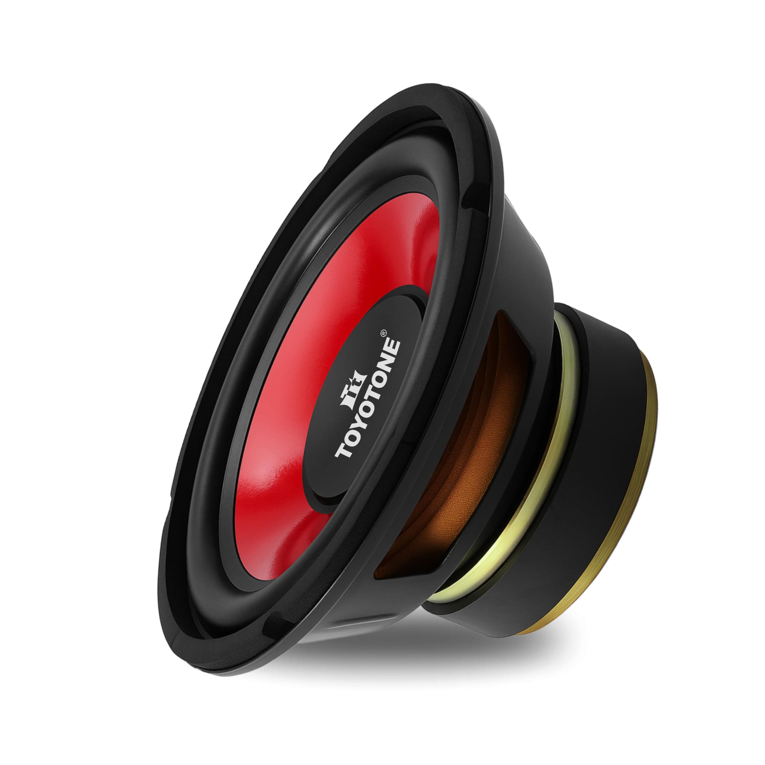TOYOTONE 6" Inch HI-FI Woofer Speaker | Rainbow Deluxe Series 6 | Copper Coil of 4 Ohms | Form Woofer | 90x17 Magnet | 40Watt