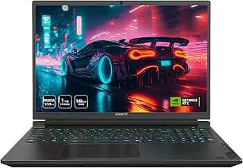 GIGABYTE - G6X (2024) Gaming Laptop - 165Hz 1920x1200 WUXGA - NVIDIA GeForce RTX 4060 - Intel i7-13650HX - 1TB SSD with 16GB DDR5 RAM - Win11 Home AD ...