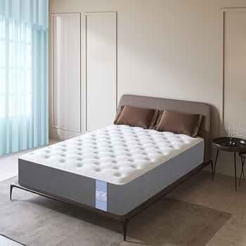 LOOM & NEEDLES Orthopedic Mattress | Dual Comfort with Hard & Soft Foam Flip Mattress | 4 Inches 2 Layered Medium Soft & Firm Support | King Size Gadd...