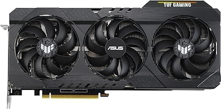 ASUS TUF Gaming NVIDIA GeForce RTX 3060 Ti V2 OC Edition Graphics Card (PCIe 4.0, 8GB GDDR6, LHR, HDMI 2.1, DisplayPort 1.4a, Dual Ball Fan Bearings,