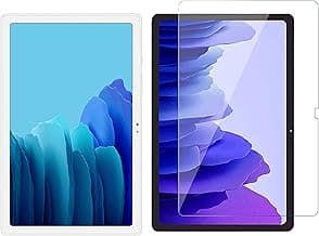 Samsung Galaxy Tab A7 26.31 cm (10.4 inch), Slim Metal Body, Quad Speakers with Dolby Atmos, RAM 3 GB, ROM 32 GB Expandable, Wi-Fi-only, Silver + 1 Pa
