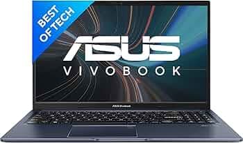 (Refurbished) ASUS Vivobook 15, Intel Core i5-12500H 12th Gen, 15.6" (39.62 cm) FHD, Thin and Light Laptop (16GB/512GB/Win11/Office 2021/Blue/1.7 kg),...