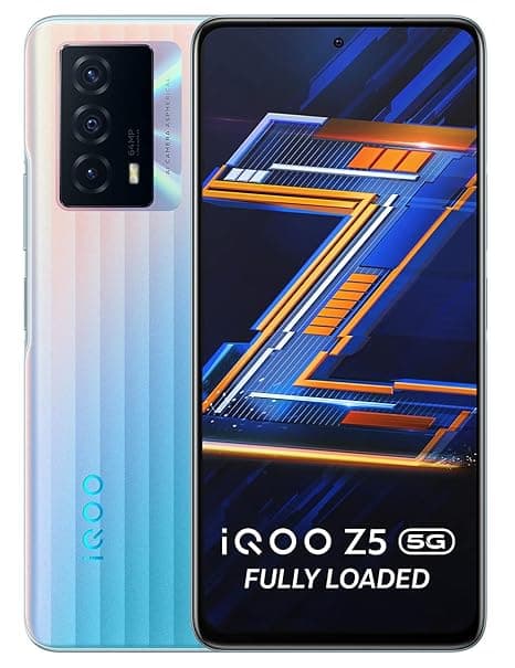 iQOO Z5 5G (Cyber Grid, 8GB RAM, 128GB Storage) | Snapdragon 778G 5G Processor | 5000mAh Battery | 44W FlashCharge Smartphones