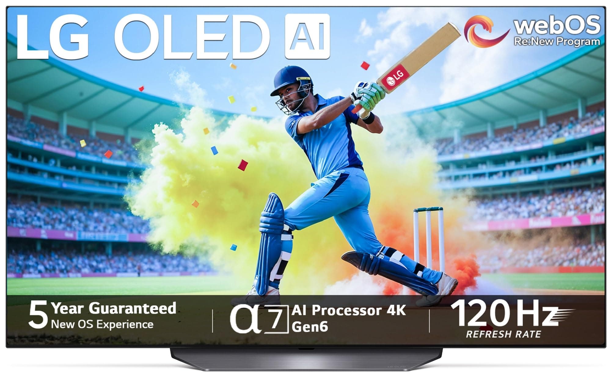 LG 164 cm (65 inches) 4K Ultra HD Smart OLED TV 65B3PSA (Black)
