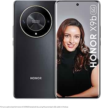(Refurbished) HONOR X9b 5G (Midnight Black, 8GB + 256GB) | India's First Ultra-Bounce Anti-Drop Curved AMOLED Display | 5800mAh Battery | 108MP Primar...