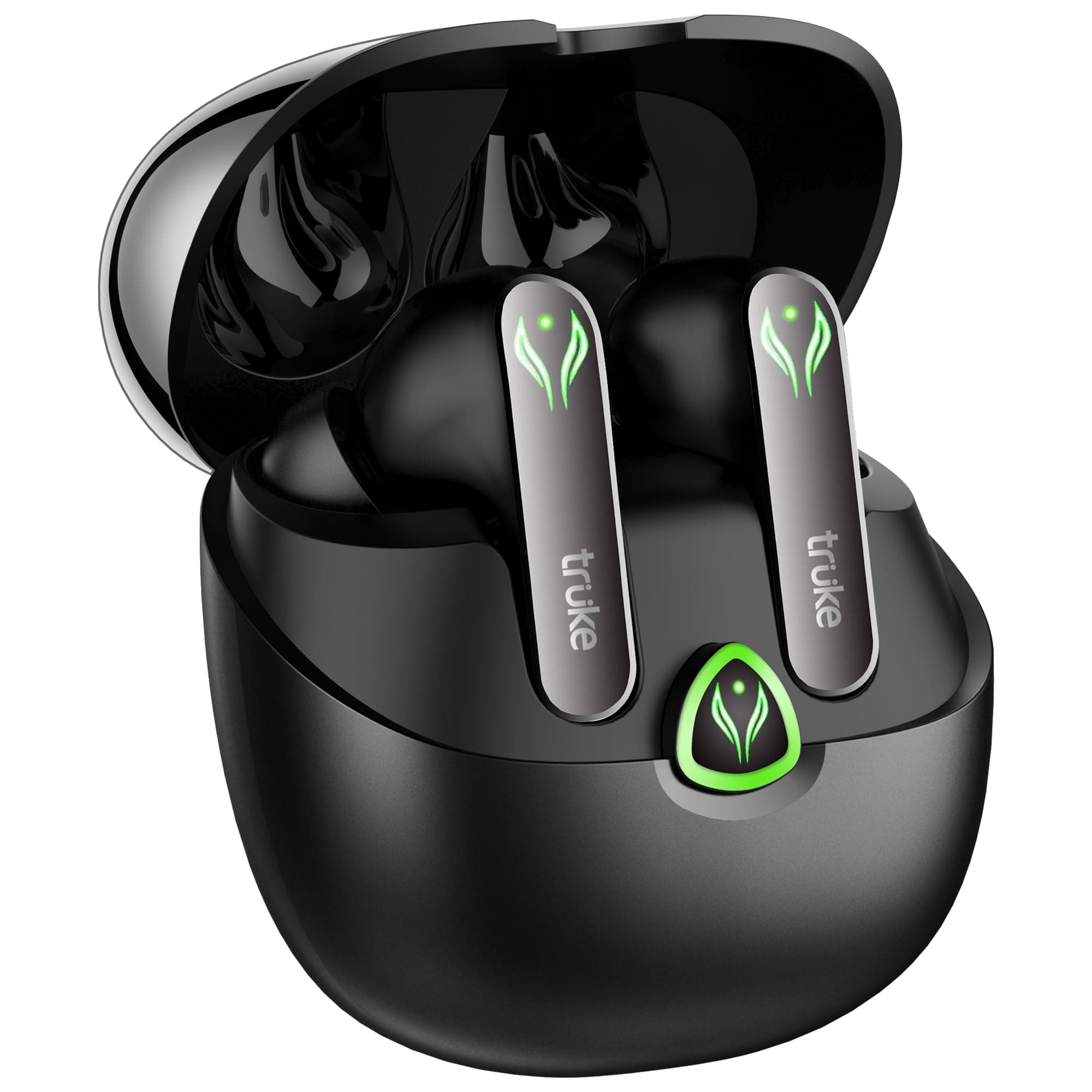 truke New Launch BTG Ultra Gaming Earbuds with 40ms Ultra Low Latency Battle Mode, 60H Playtime, 360Spatial Audio, Crystal-Clear Calls, Rapid Charge, ...