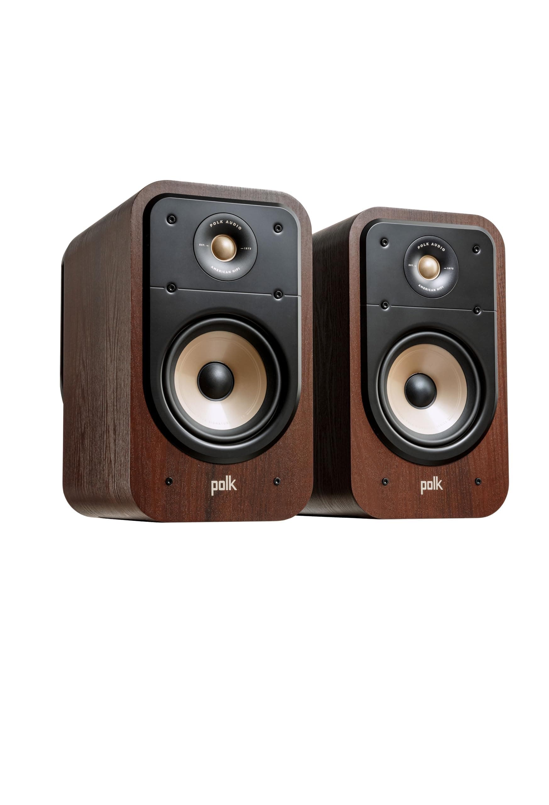 Polk Signature Elite ES20 Bookshelf Speaker - Hi-Res Audio Certified and Dolby Atmos & DTS:X Compatible, 1" Tweeter & 6.5" Woofer, Power Port Technolo...