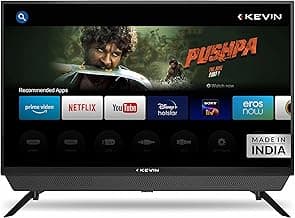Kevin 80 cm (32 inches) HD Ready Smart LED TV KN32MAX (Black) (2022 Model) | With In-built Soundbar
