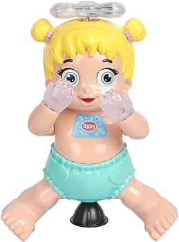 VGRASSP Beautiful Baby Doll with Light and Music - Battery Powered Bump and Go Action Toy Doll for Kids 3 Year Old and Above - Color As Per Stock