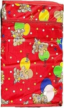 Little Paigii 6 Shelve Multipurpose Baby Wardrobe Cover/Almirah Cover/Toy Box Cover/Plastic Folding Cover/Storage Cover(This is only Cover or Fabric o...
