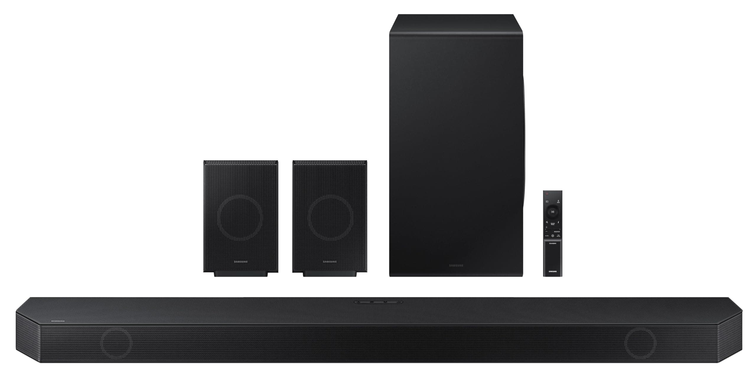 Samsung 656 W 11.1.4 ch (HW-Q990D/XL) Wireless Dolby Atmos Soundbar with Subwoofer, Center/Up/Side Firing Speakers, Surround Sound, Built-in Alexa, Ai...