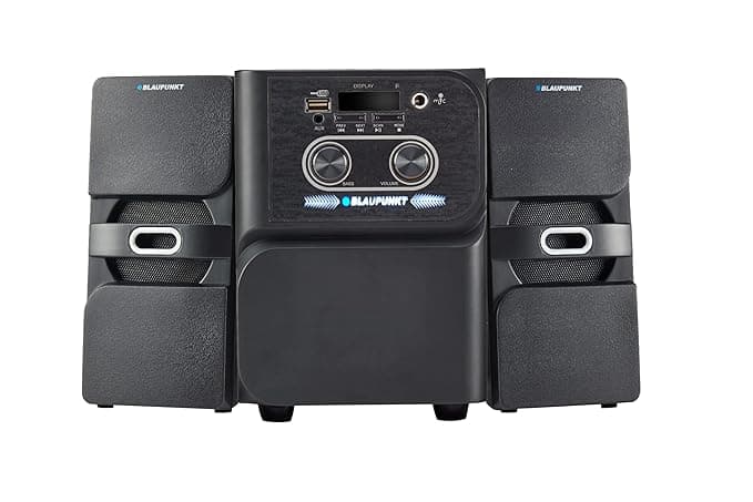 Blaupunkt Sp222 50W 2.1 Channel Bluetooth, Auxiliary, USB, Micro USB Satellite Speaker - Black Multimedia Speaker Systems