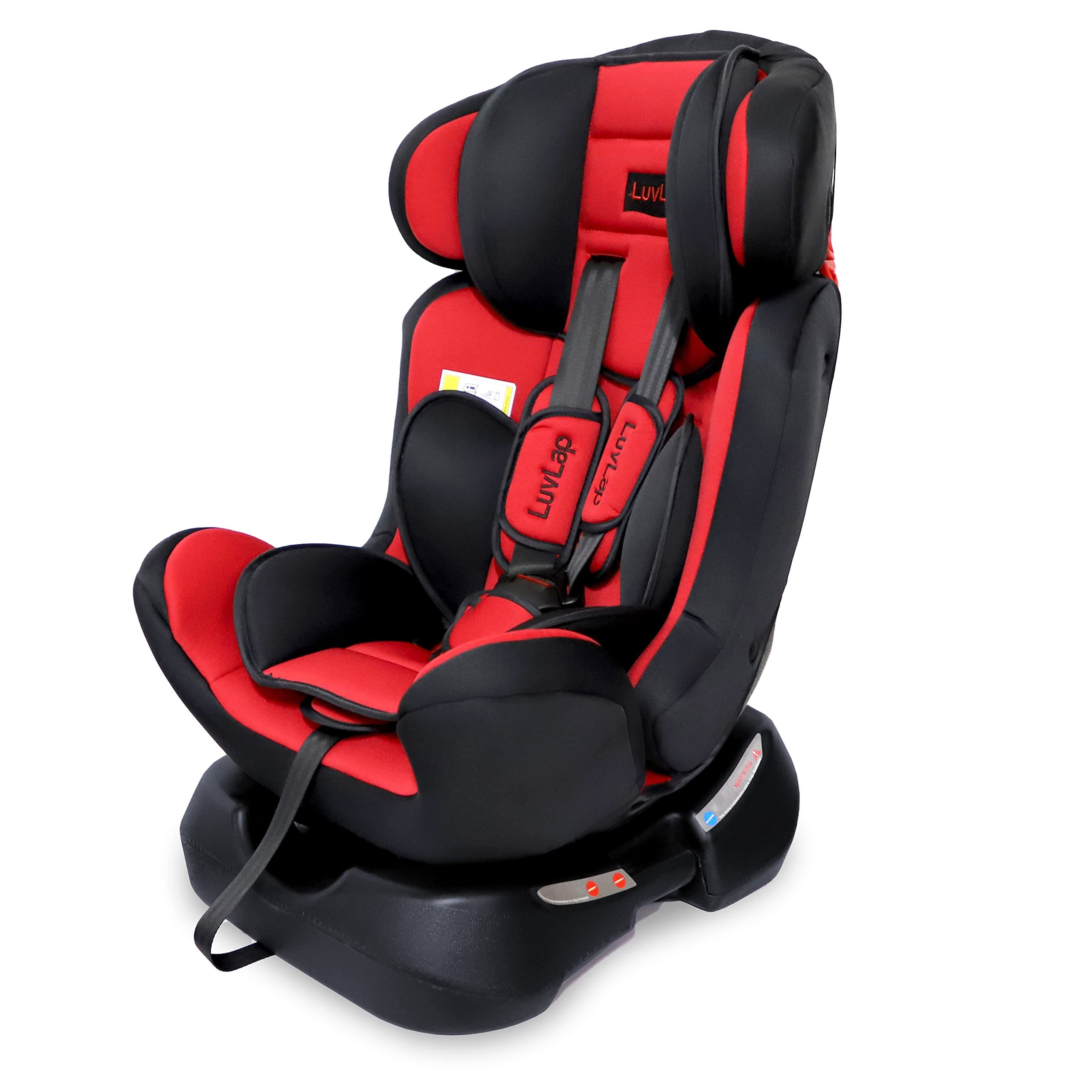 Luvlap Galaxy Convertible Car Seat for Baby & Kids from 0 Months to 7 Years (Red)