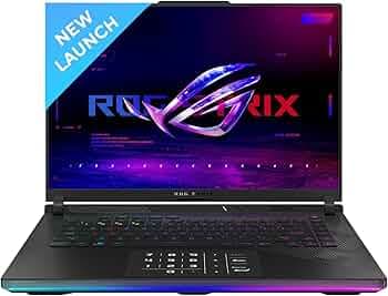 (Refurbished) ASUS ROG Strix Scar 16 (2024), Intel Core i9 14900HX 14th Gen, 16"(40.64cm) 2.5K QHD+240Hz, Gaming Laptop (32GB DDR5/2TB SSD/12GB RTX 40...