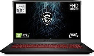 MSI GF75 Thin Gaming, Intel Core i7-10750H, 44cm IPS-Level 144Hz Panel Laptop (16GB/512GB NVMe SSD/Windows 10 Home/Nvidia GeForce RTX 3050Ti/GDDR6 4GB
