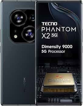 TECNO Phantom X2 5G (Stardust Grey, 8GB RAM, 256GB Storage) | World's 1st 4nm Dimensity 9000 5G Processor | Curved AMOLED Display | 64MP RGBW Camera |...