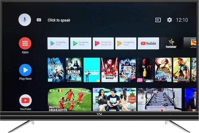 VU 108 cm (43 Inches) 4K Ultra HD Smart LED TV 43 OA (Silver) (2019 Model) Smart Televisions