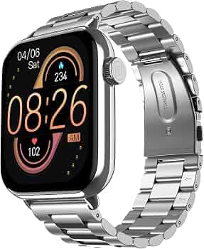 Noise Pulse 3 Max Smart Watch with Vibrant 2" Display, BT Calling, Sleek Metal Build, 7 Days Battery, 24 * 7 Heart Rate Monitoring & Sleep Tracking He...