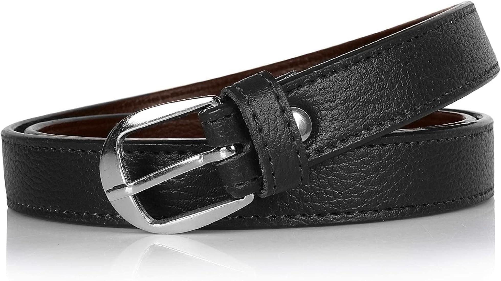 VTFlair Girl's Women's PU Leather Belt Women's,Ladies's,Girl's Belt For Jeans,Belt for Dresses Casual/Formal Belts Free Size Fit on Upto 36inch