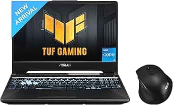 ASUS [Smartchoice TUF Gaming F15-Ai Powered, Intel Core i5-11400H 11th Gen, 15.6"" (39.62 cm) FHD 144Hz, (16GB/512GB SSD), FX506HF-HN025W MW203 Mouse ...