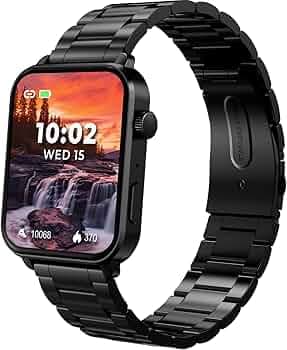 beatXP Unbound 1.78" Super AMOLED Display Bluetooth Calling Smart Watch, Metal Body, 368 * 448px, 800 Nits, 60Hz Refresh Rate, 100+ Sports Modes, 24/7...